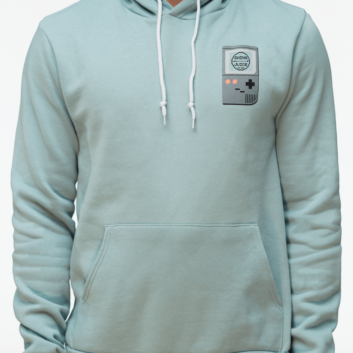 Golf 8-Bit Game Unisex Hoodie - Retro 8-bit game graphic, cozy unisex fit