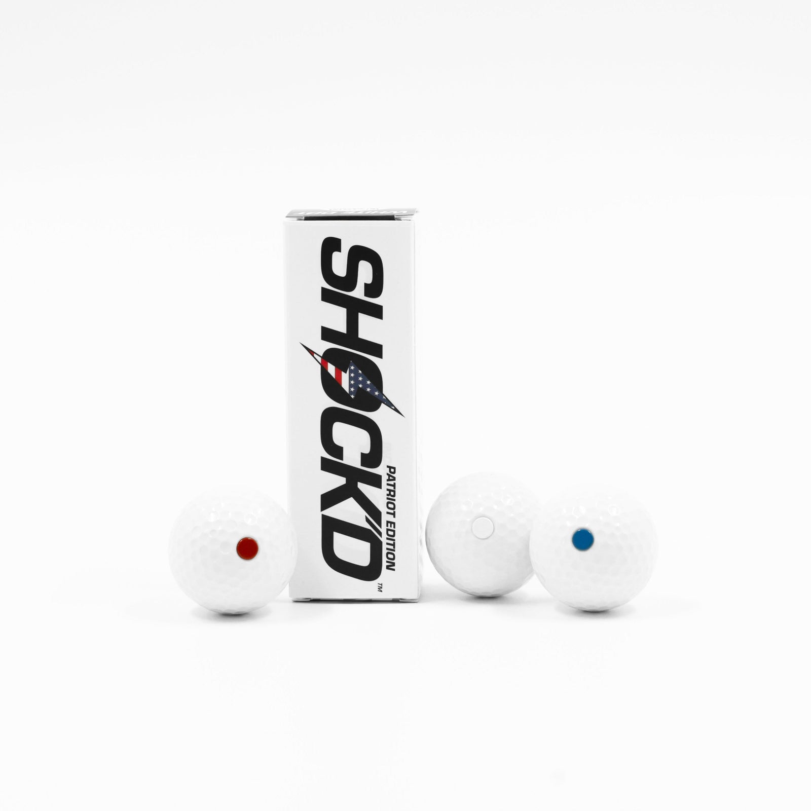 SHOCK'D Golf Balls - Patriot Edition