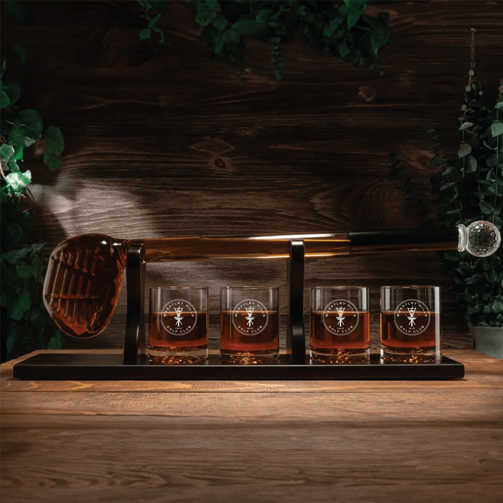 Golf Tournament Golf Club Decanter Set