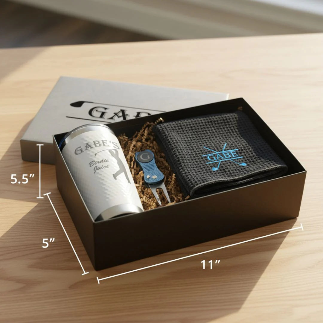 19th Hole Personalized Gift Box Set