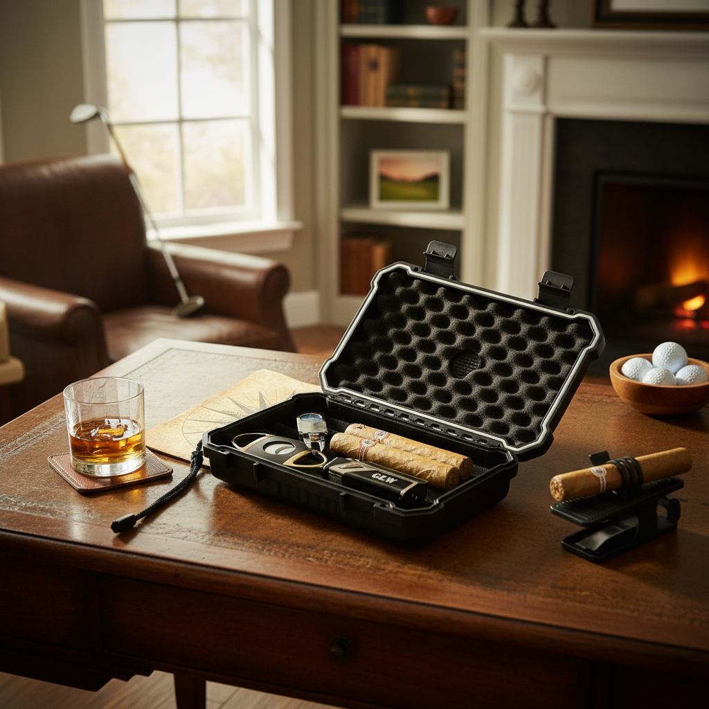 Clubhouse Classic Golf Cigar Set
