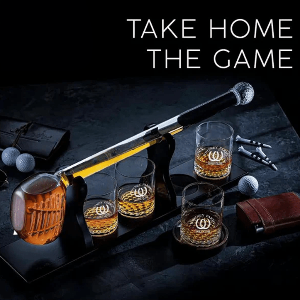 Golf Tournament Golf Club Decanter Set