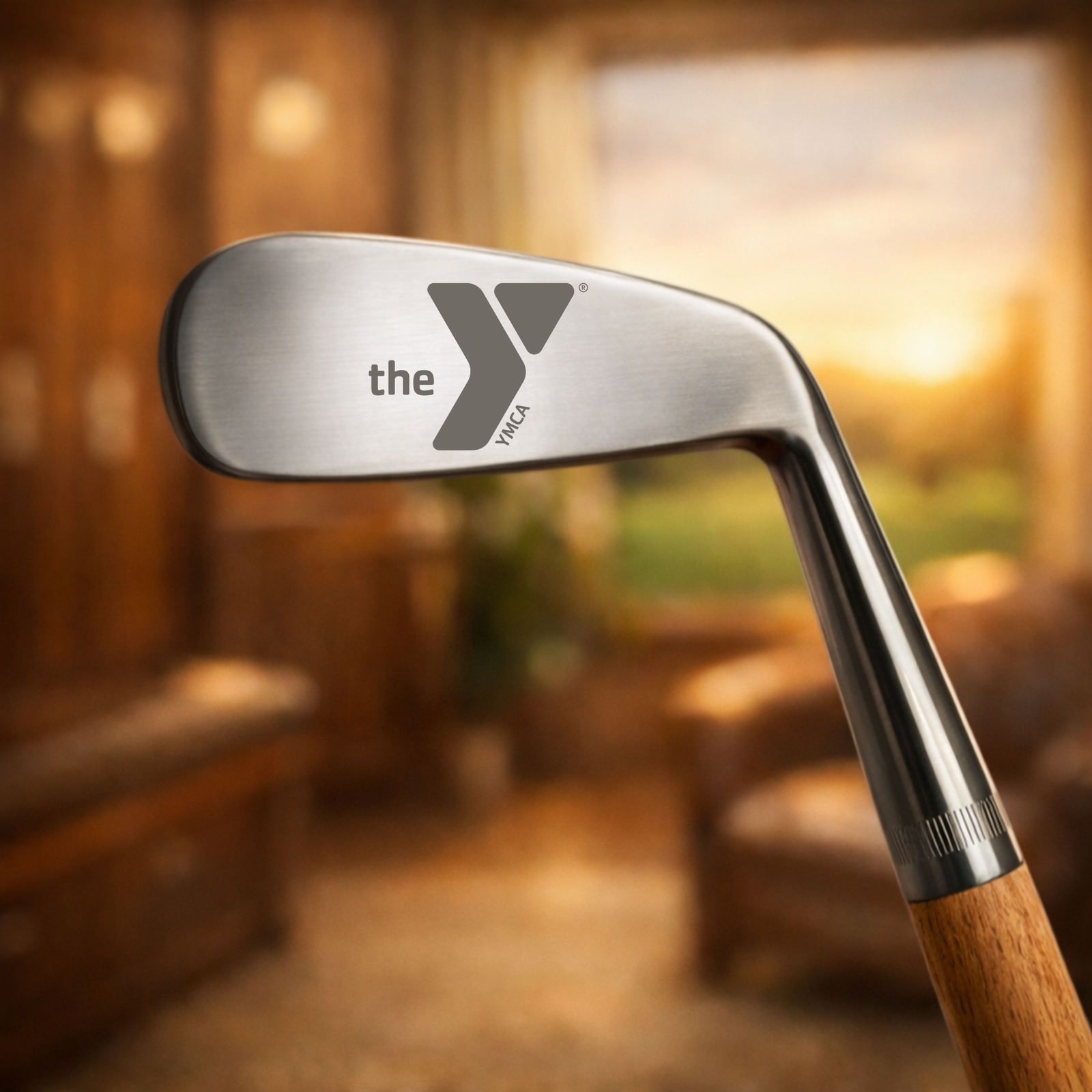Custom Logo Engraved Hickory Club