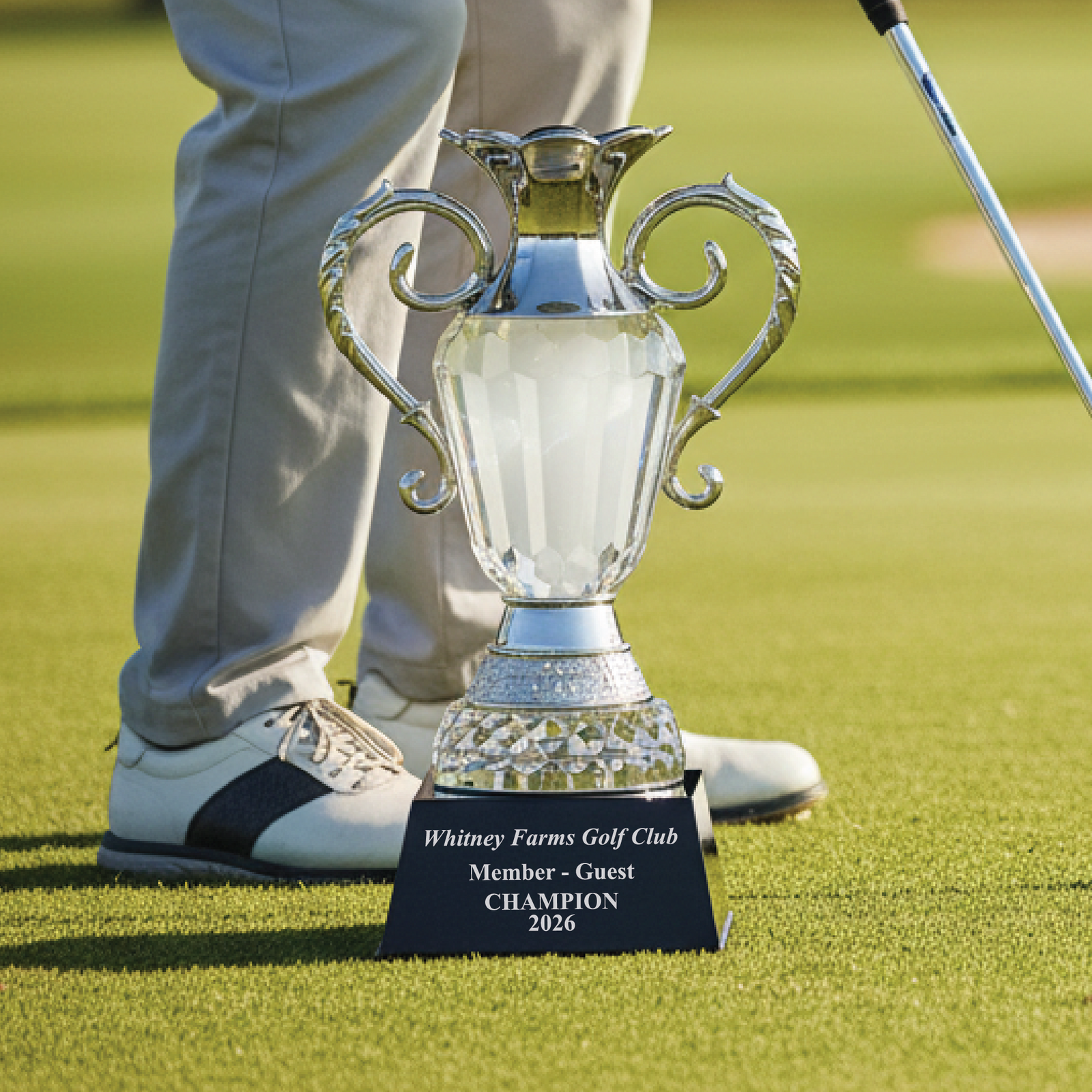 Crowned Glory Golf Trophy