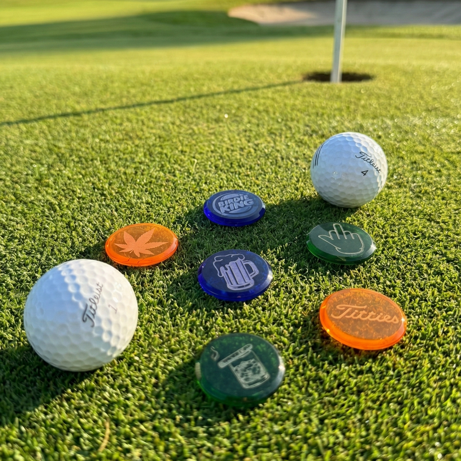 Tee Time Tokens - Fun Ball Markers