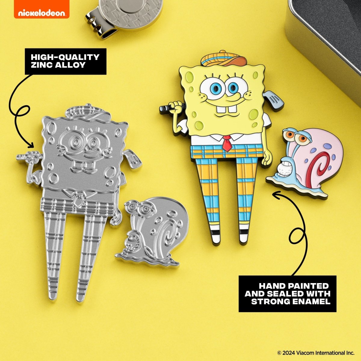 Golfing SpongeBob Divot Tool w/ Gary Ball Marker