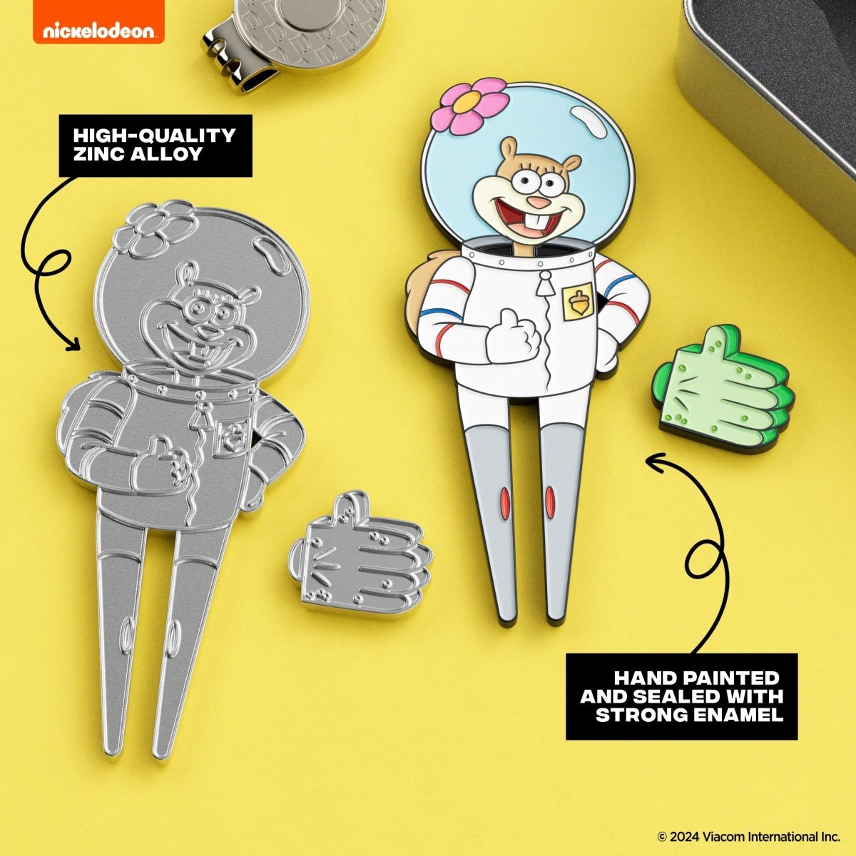 Sandy Cheeks Divot Tool w/ Karate Hand Ball marker