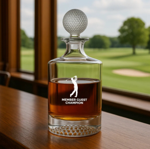 Tournament Champion Golf Decanter