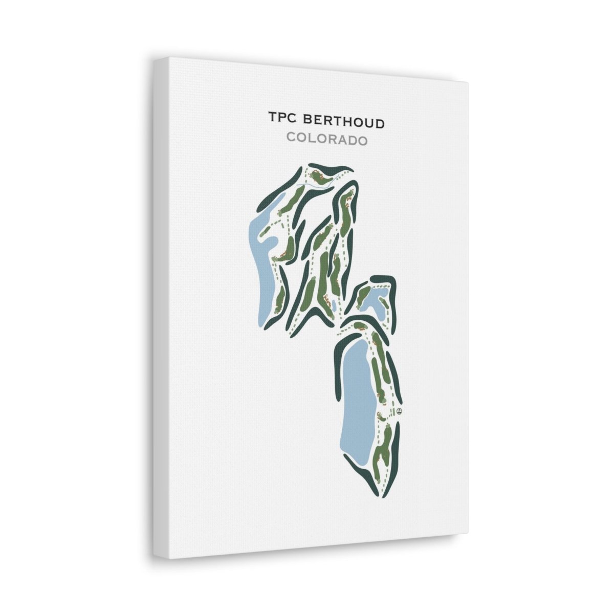 TPC Berthoud, Colorado - Printed Golf Course
