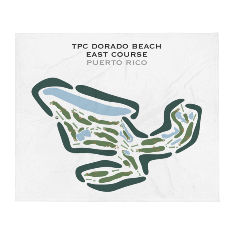 TPC Dorado Beach: East Course, Puerto Rico - Printed Golf Courses