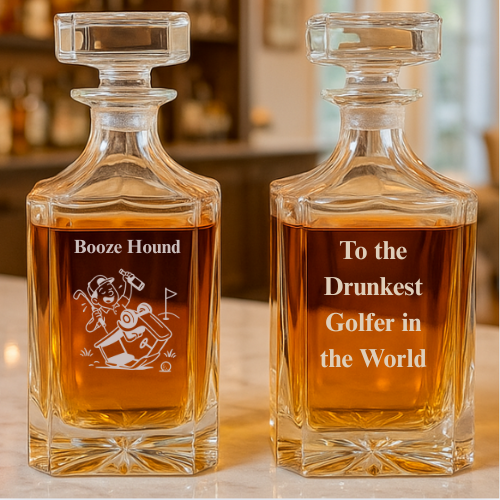 Drunken Golfer Decanter