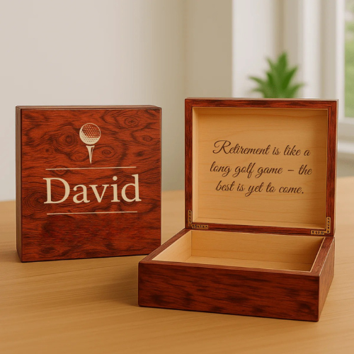 Golf Keepsake Box