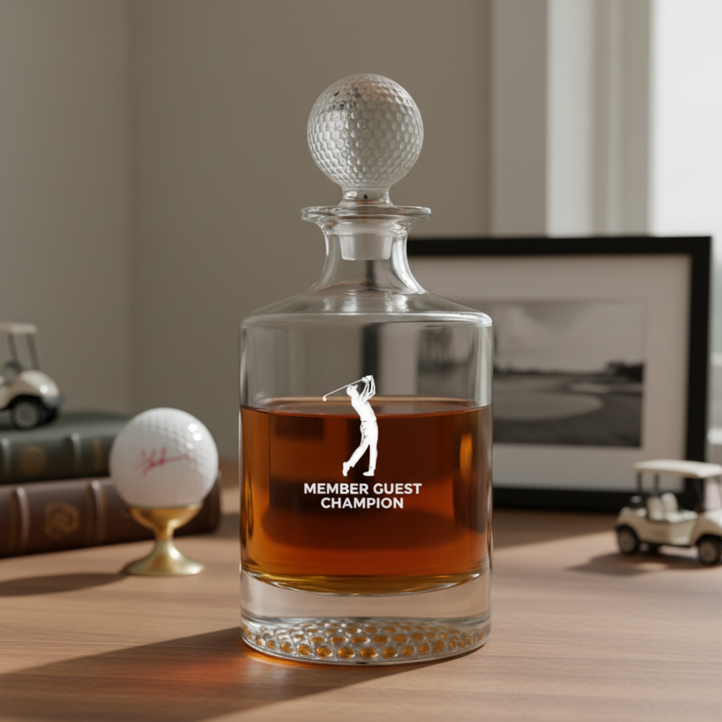 Tournament Champion Golf Decanter