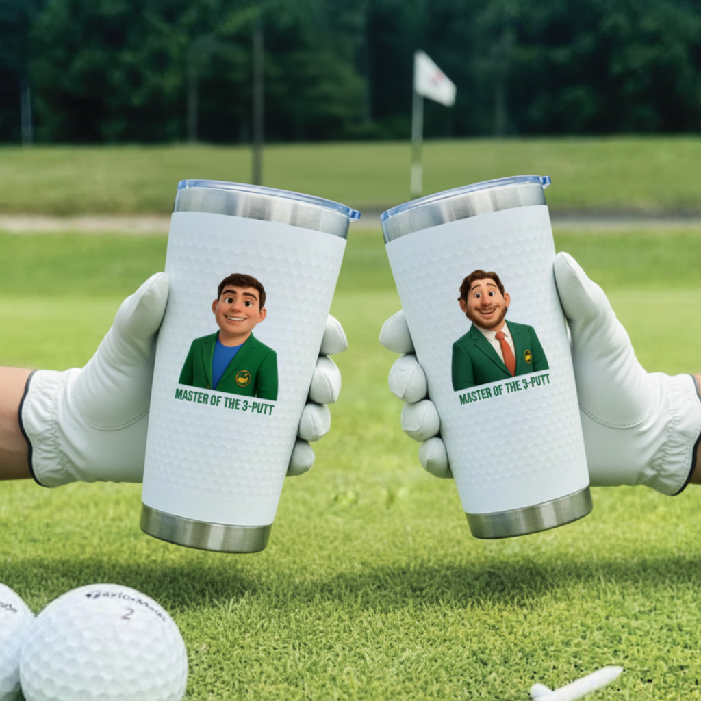 Animated Golfer Tumbler