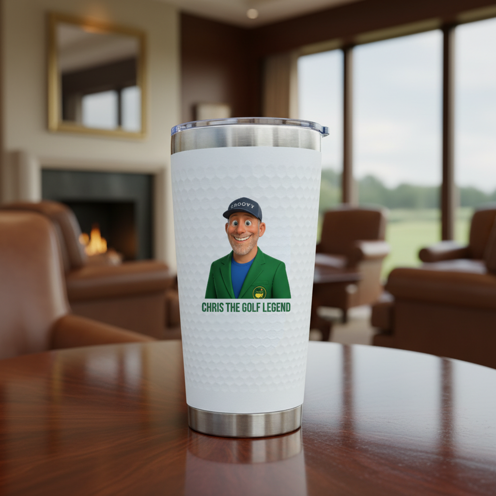 Animated Golfer Tumbler