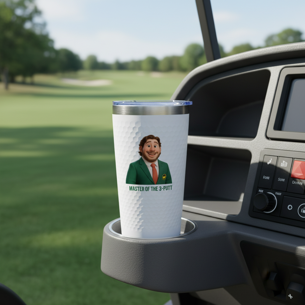 Animated Golfer Tumbler