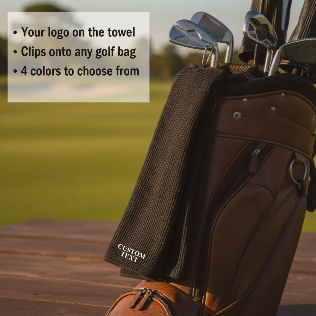 Clubhouse Custom Logo Golf Towel
