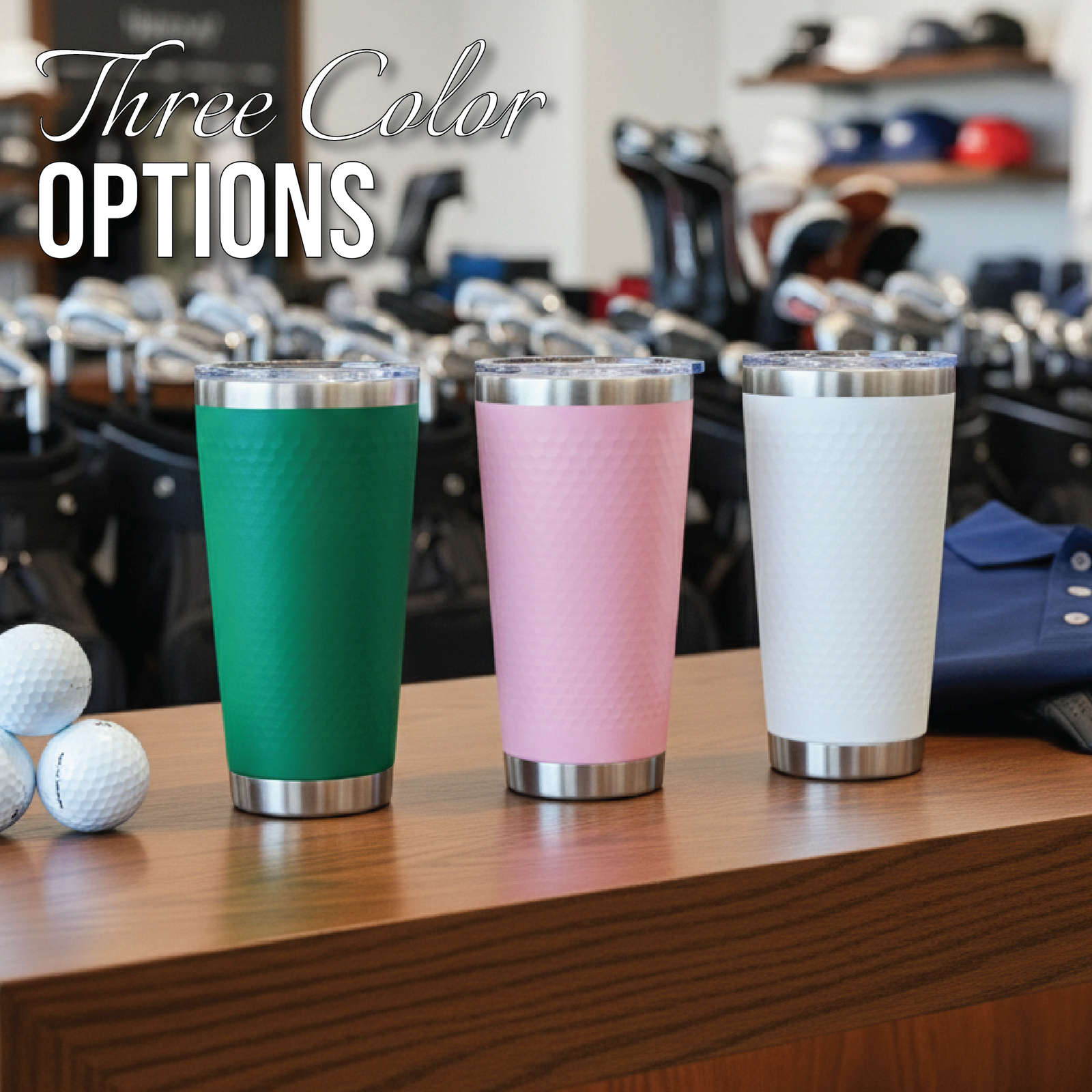 Champion Circle Golf Ball Tumbler
