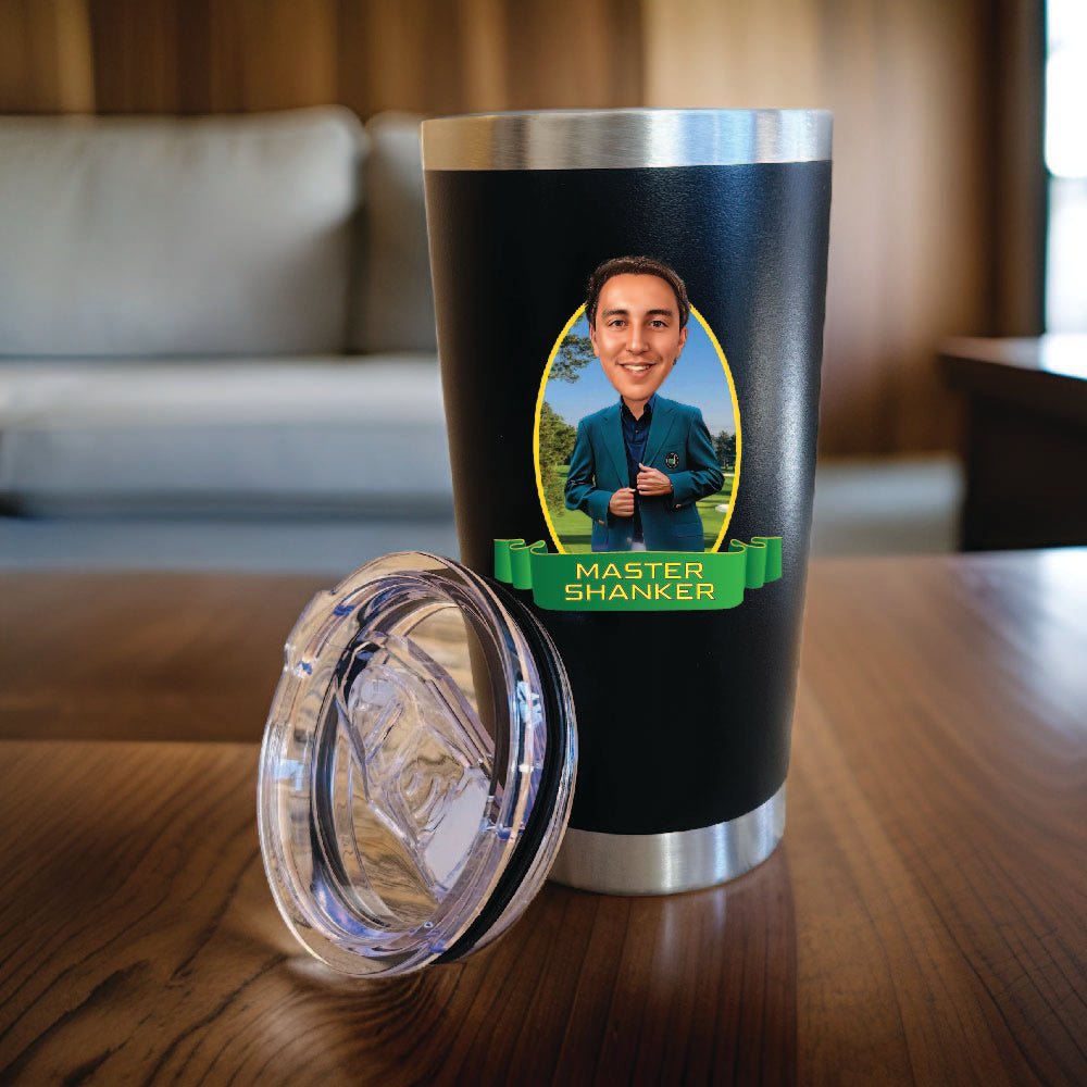 Green Jacket Jokester Tumbler