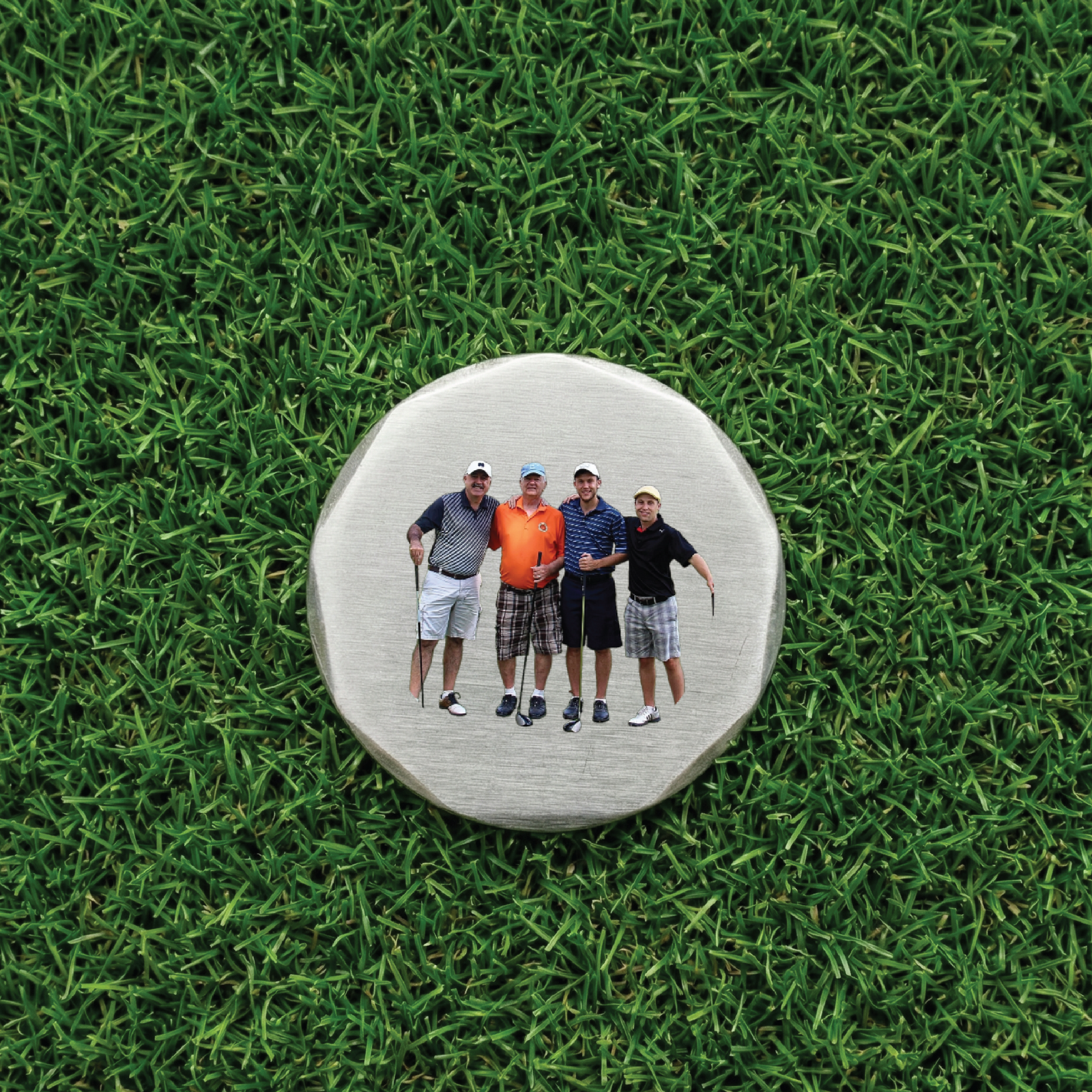 Custom Photo Metal Ball Marker Set (3-Pack)