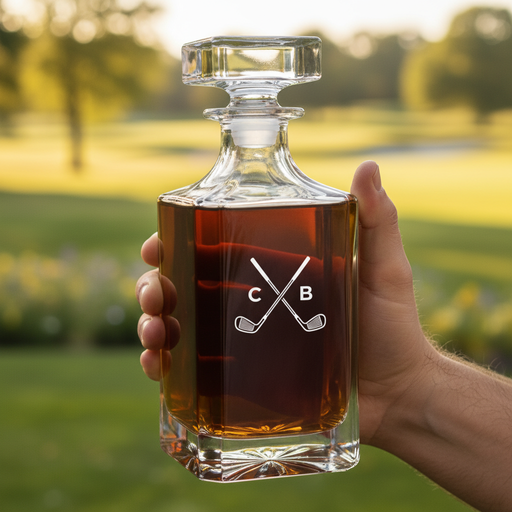 Personalized Golf Decanter