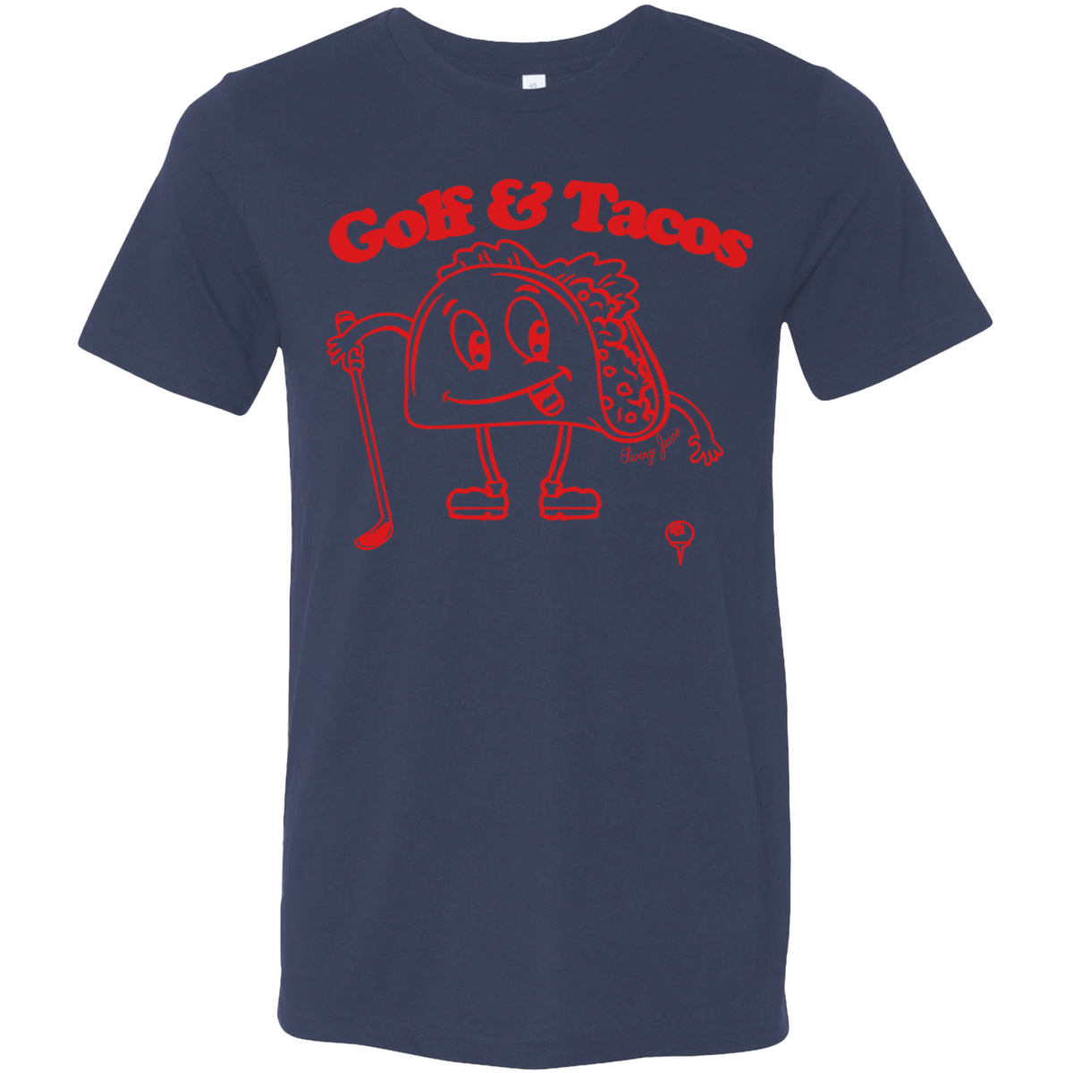 Golf Tacos Unisex T-Shirt - Fun golf and taco graphic, soft cotton, relaxed fit