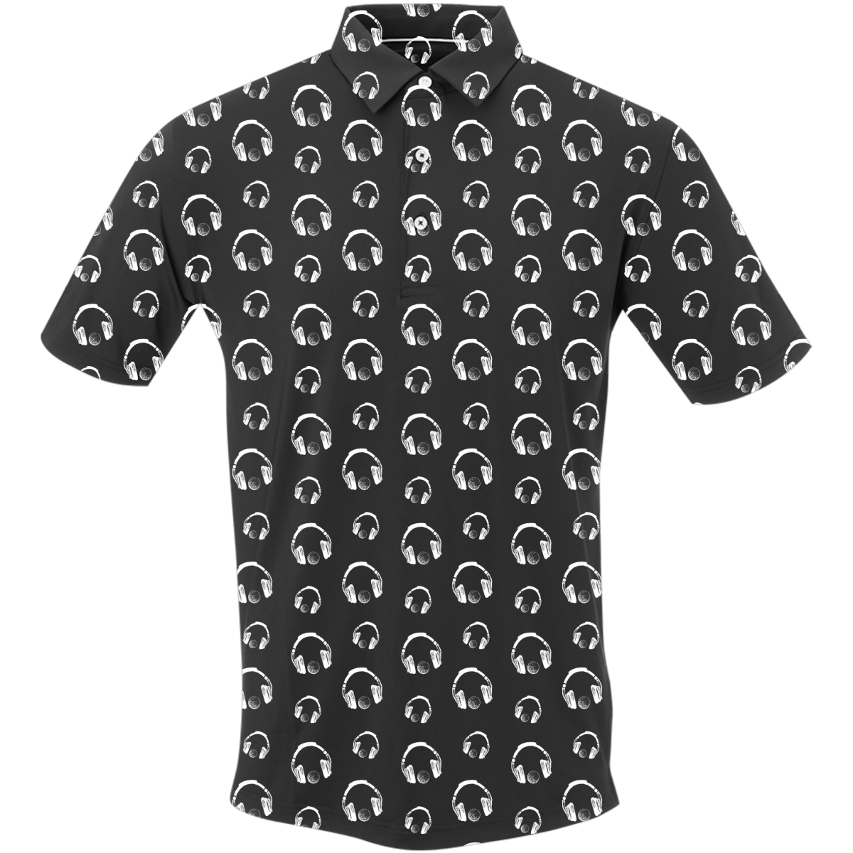 Golf Hip Hop Men’s Polo - Stylish hip-hop-inspired men’s golf shirt with a relaxed fit