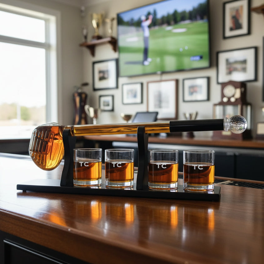 Personalized Golf Club Decanter Set