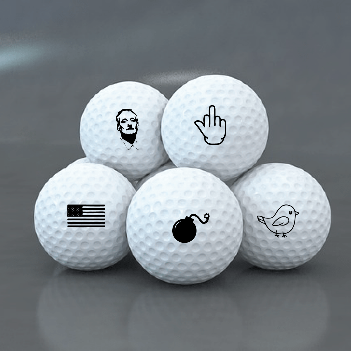 Custom Pre-Inked Golf Ball Marker- Personalized Golf Stamp