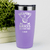 Light Purple Golf Tumbler With Best Weapons Design