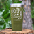 Military Green Golf Tumbler With Golf Is My Therapy Design