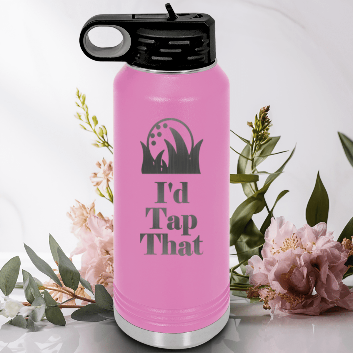 Light Purple golf water bottle Id Tap That