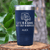 Navy Golf Tumbler With Life Is A Game Design