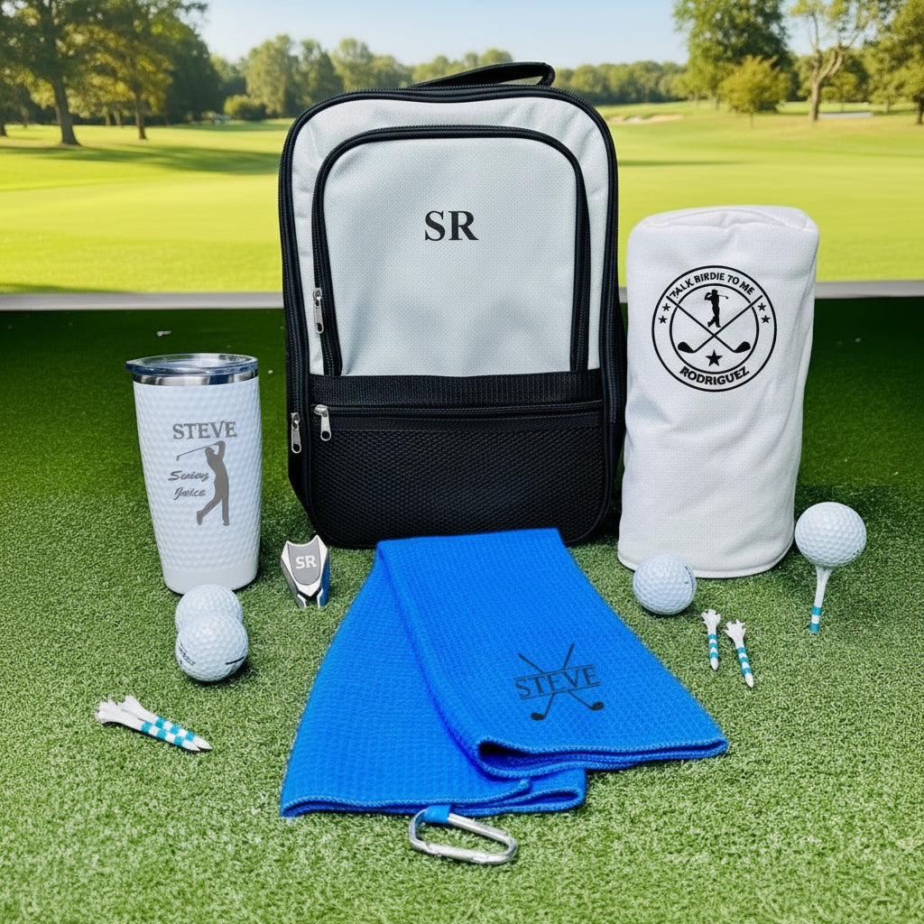 Deluxe Personalized Golf Gift Set