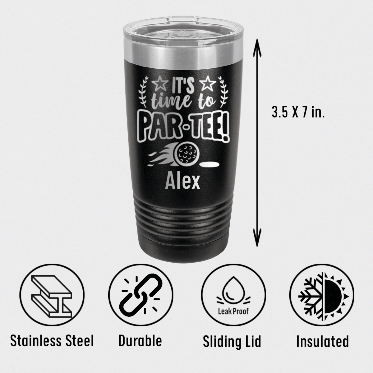 Time To Par Tee Tumbler