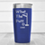 Blue Golf Tumbler With What The Putt Design