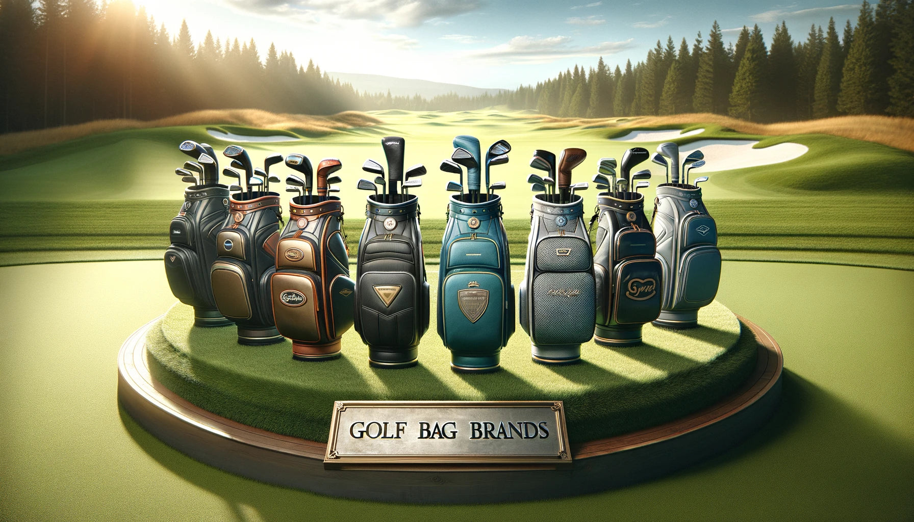 High end golf brands store