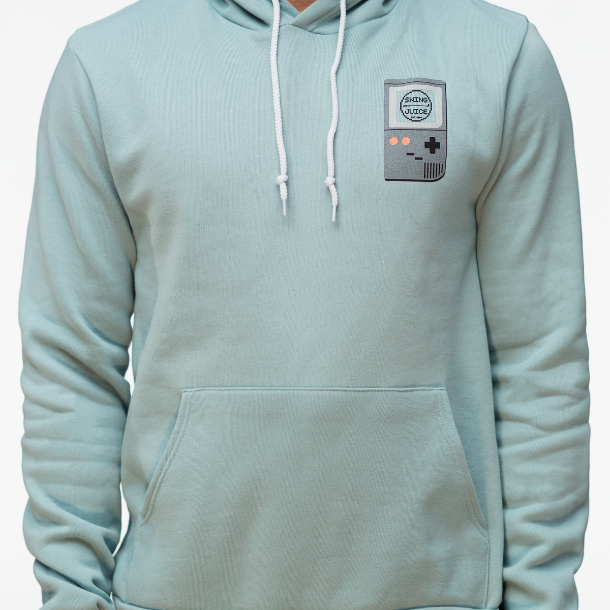 Golf 8-Bit Game Unisex Hoodie - Retro 8-bit game graphic, cozy unisex fit