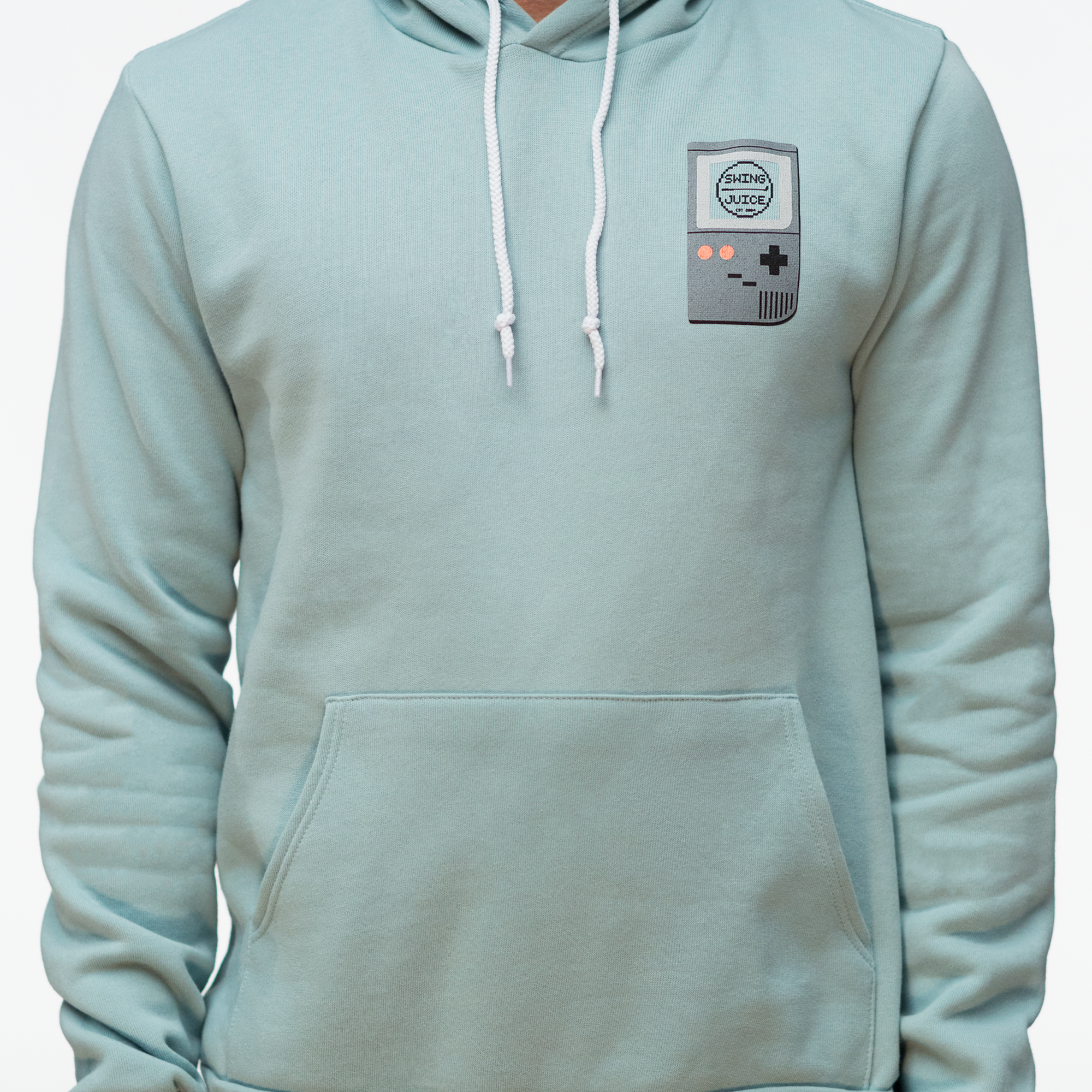 Golf 8-Bit Game Unisex Hoodie - Retro 8-bit game graphic, cozy unisex fit