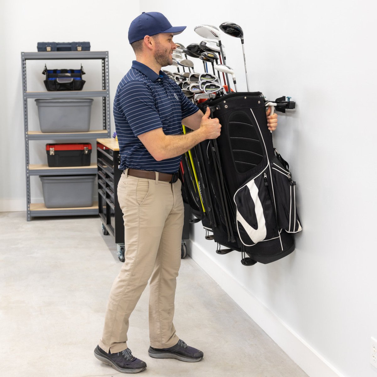 Adjustable Wall Storage Golf Rack