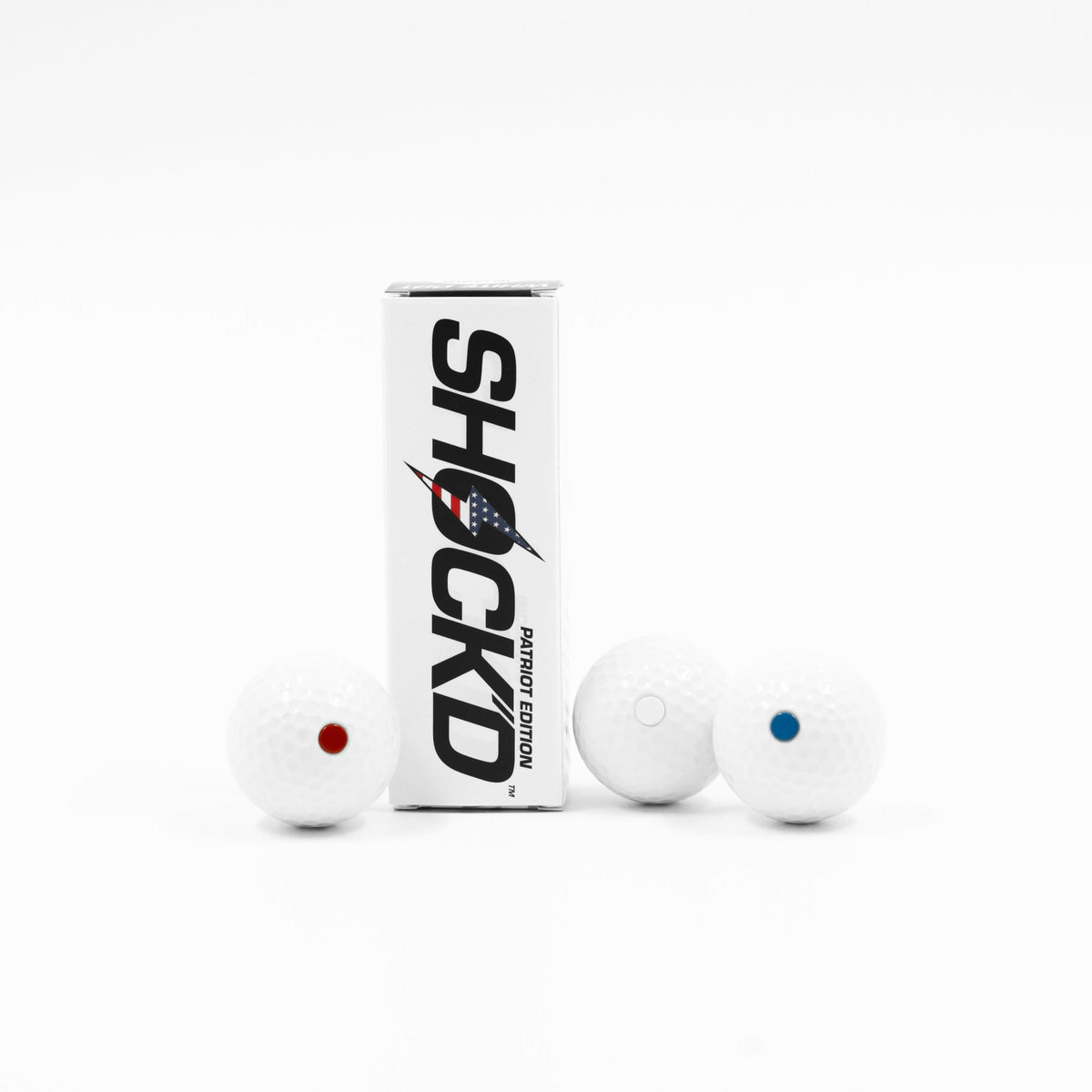SHOCK'D Golf Balls - Patriot Edition