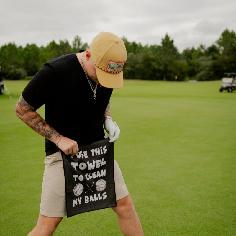Clean My Balls Golf Towel