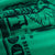 green golf utility towel with skull design and hidden water pocket