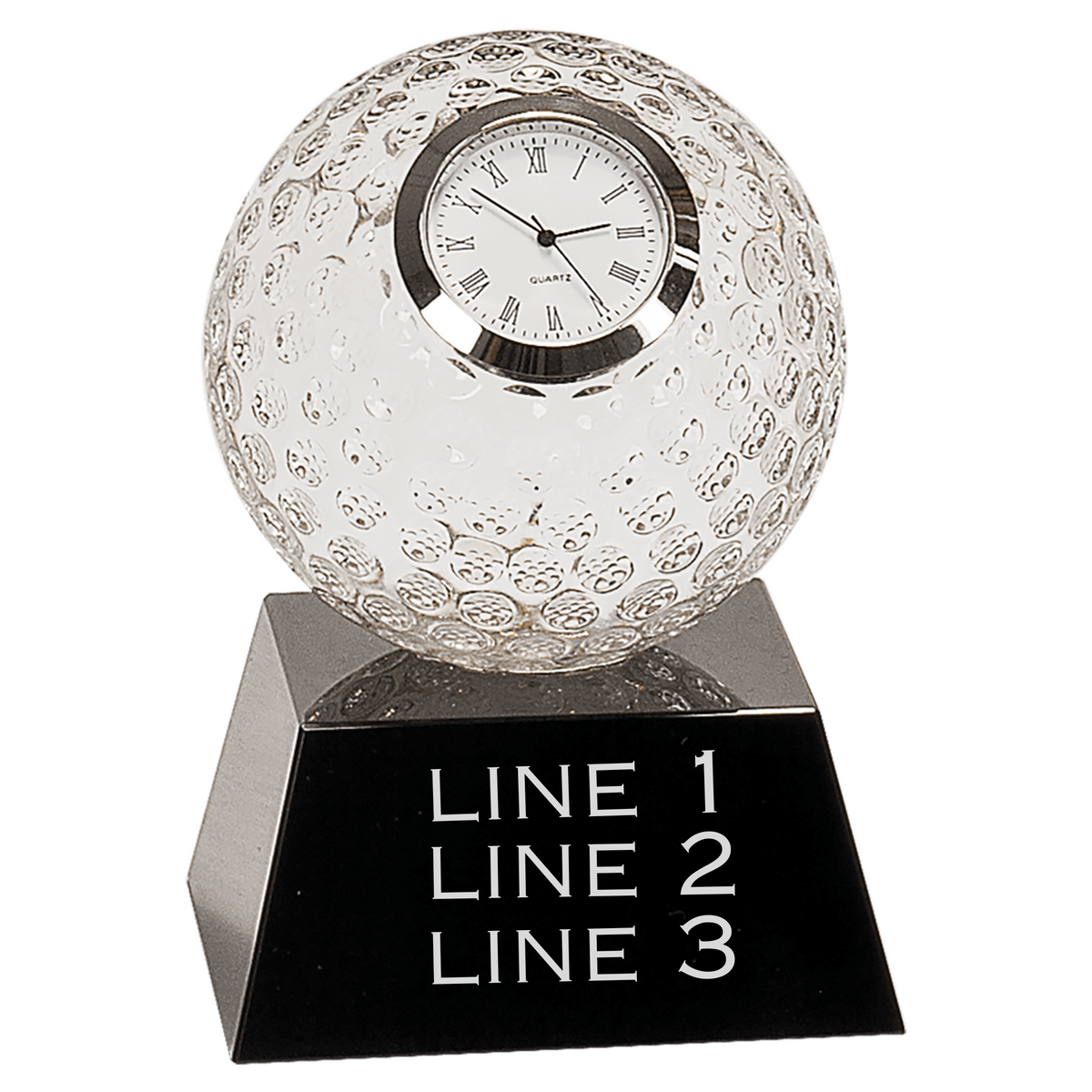 Golf Ball Trophy Clock