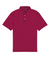 Men’s red polo with white polka dots – playful retro print with stretch, moisture-wicking, and wrinkle-resistant performance