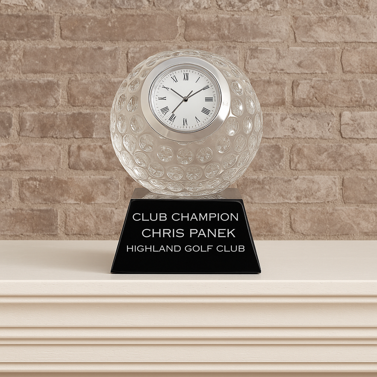 Golf Ball Trophy Clock