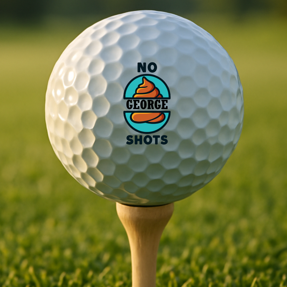 No Poop Shots Golf Ball