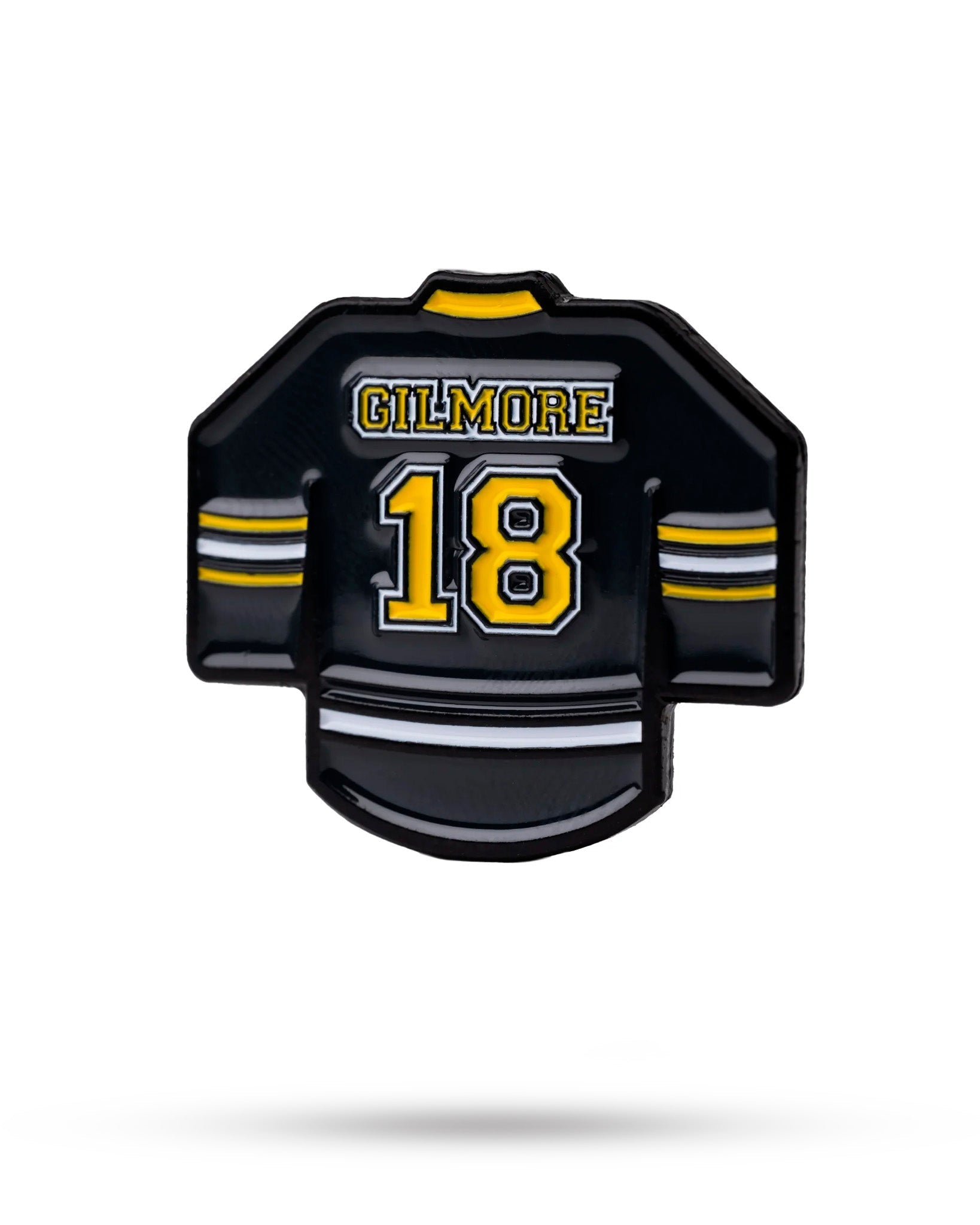 Gilmore hockey jersey golf ball marker with enamel finish