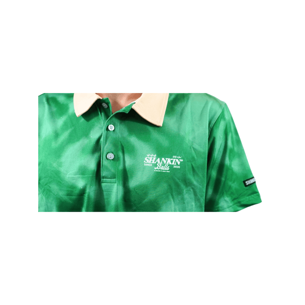 Lime Green Tie Dye Women's Golf Shirts