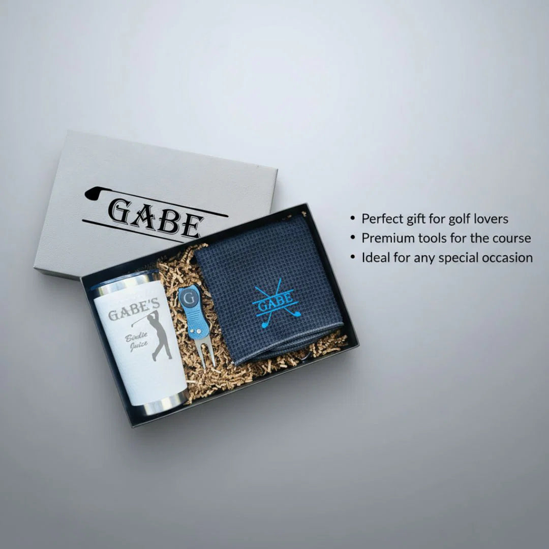 19th Hole Personalized Gift Box Set